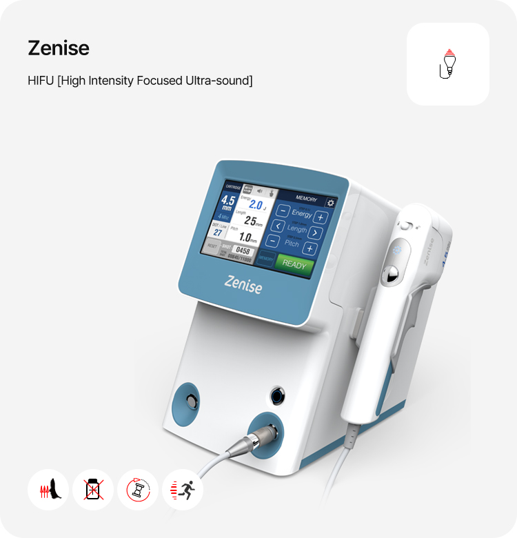 Zenise : HIFU [High Intensity Focused Ultra-sound]